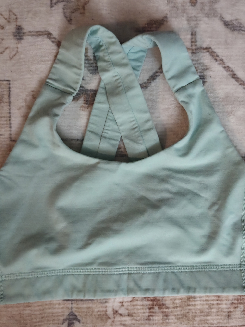 Vintage Lululemon All Sport Bra In Toothpaste Mint Size 8